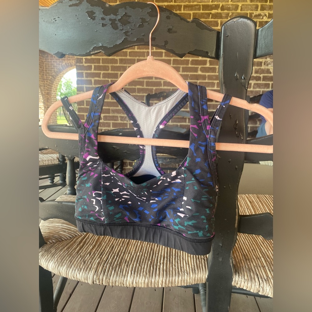 Multicolor LuluLemon sports bra